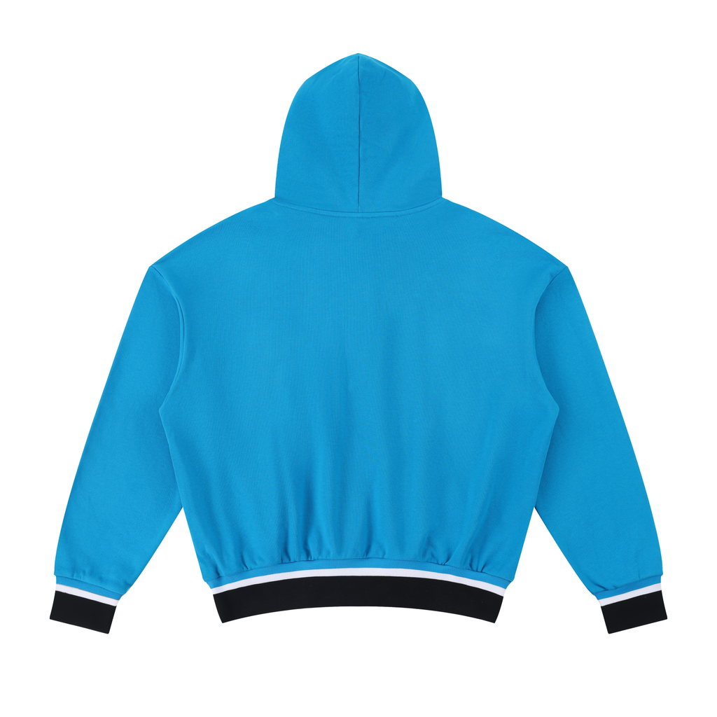 Unisex Oversized Color Block Boxy Hoodie