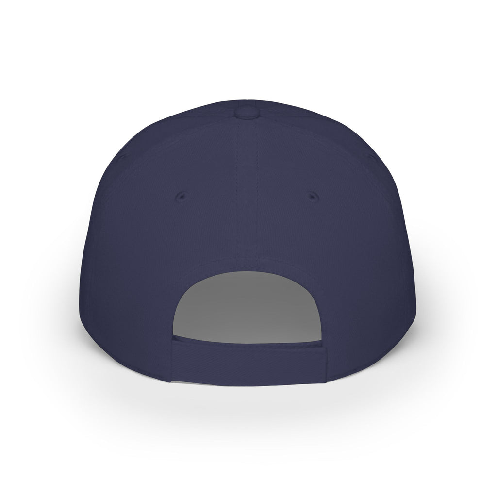 Barrim Street Globe Embroidered Cap — Low Profile Baseball Hat