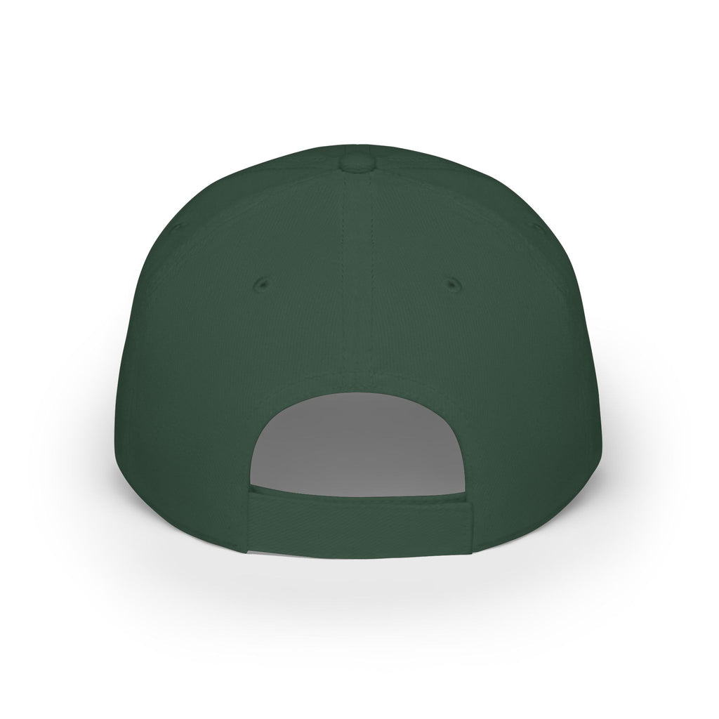Barrim Street Globe Embroidered Cap — Low Profile Baseball Hat