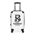 Barrim Street Globe Carry-On Suitcase — Retro Travel Logo Luggage
