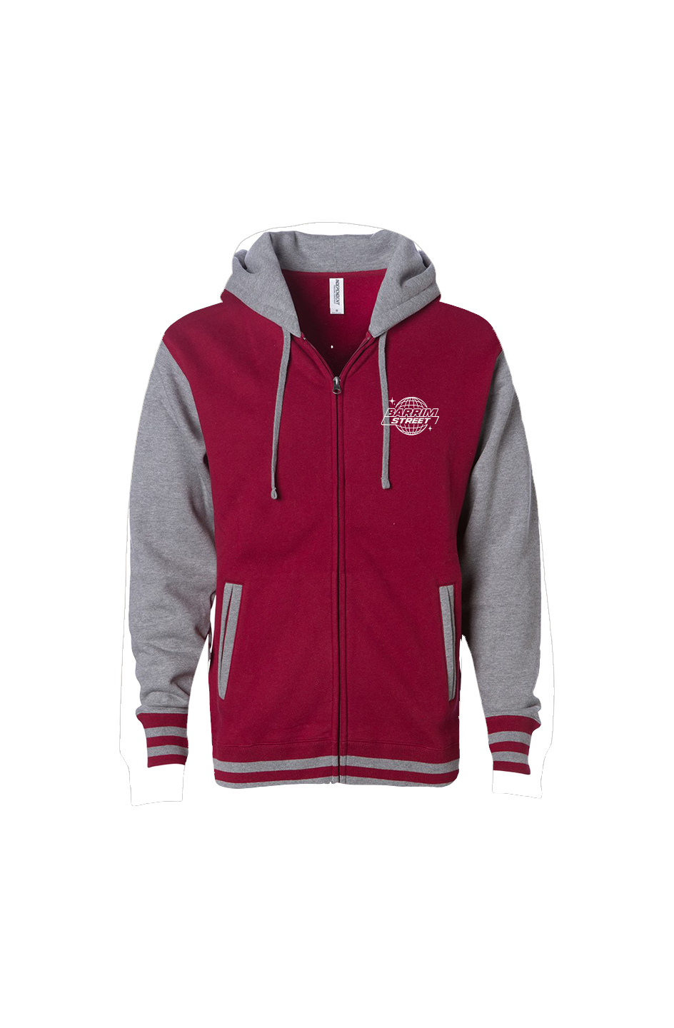 UNISEX HEAVYWEIGHT VARSITY ZIP HOOD