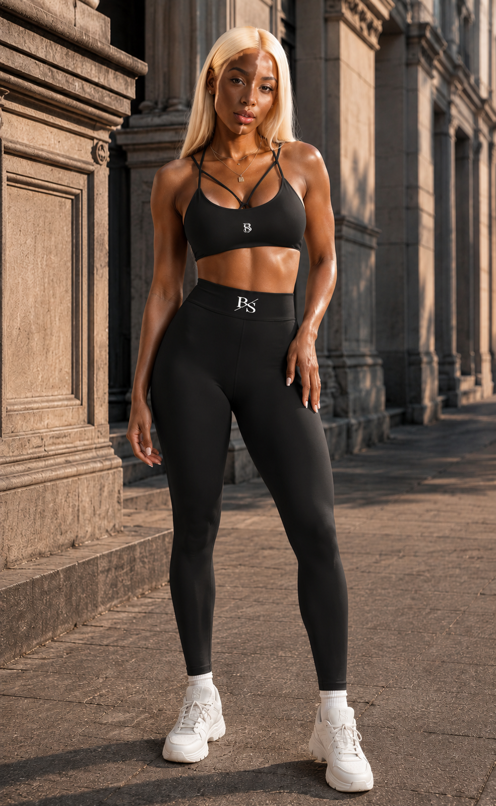 Women's Solid High Rise Leggings