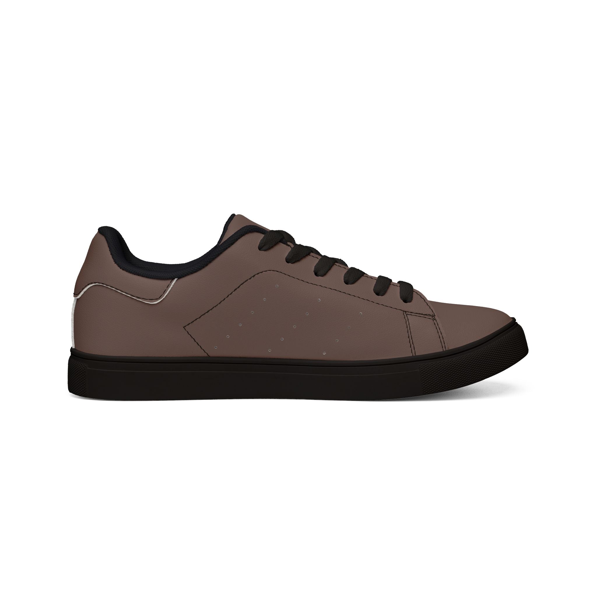 Leather Low-Top Sneakers — Minimal White Men’s Casual Shoes