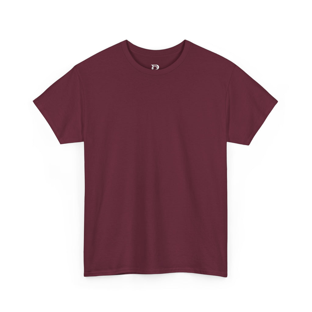 Basic White T-Shirt — Plain Cotton Tee