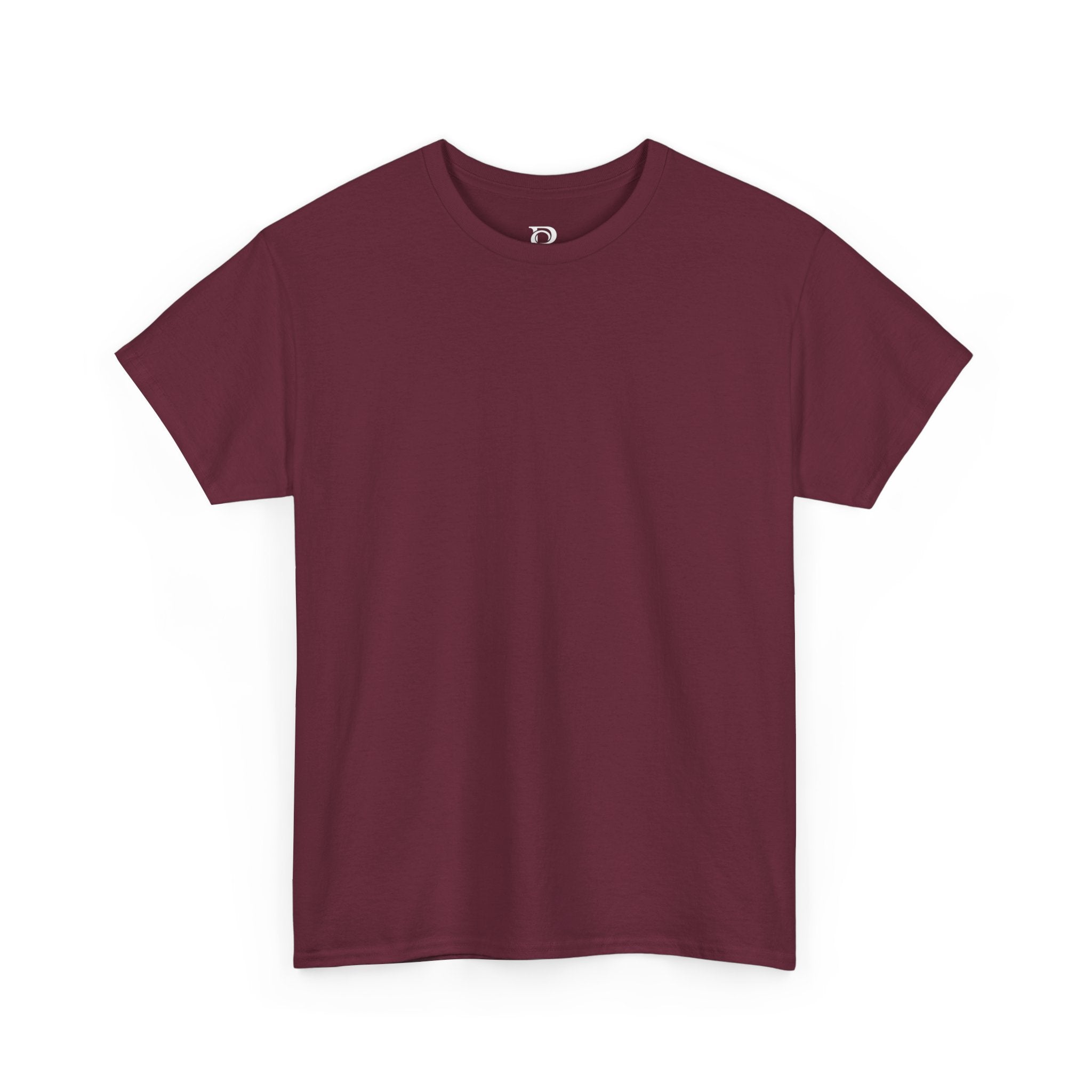 Basic White T-Shirt — Plain Cotton Tee