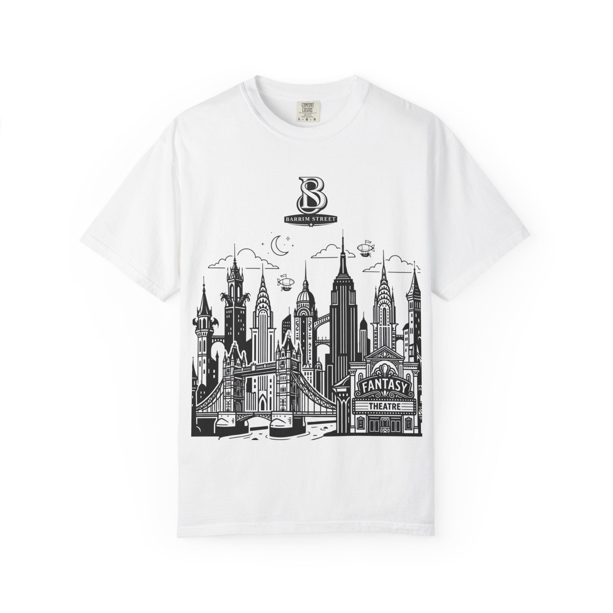 City Skyline T-Shirt — Vintage Movie Theater Graphic Tee