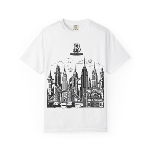 City Skyline T-Shirt — Vintage Movie Theater Graphic Tee