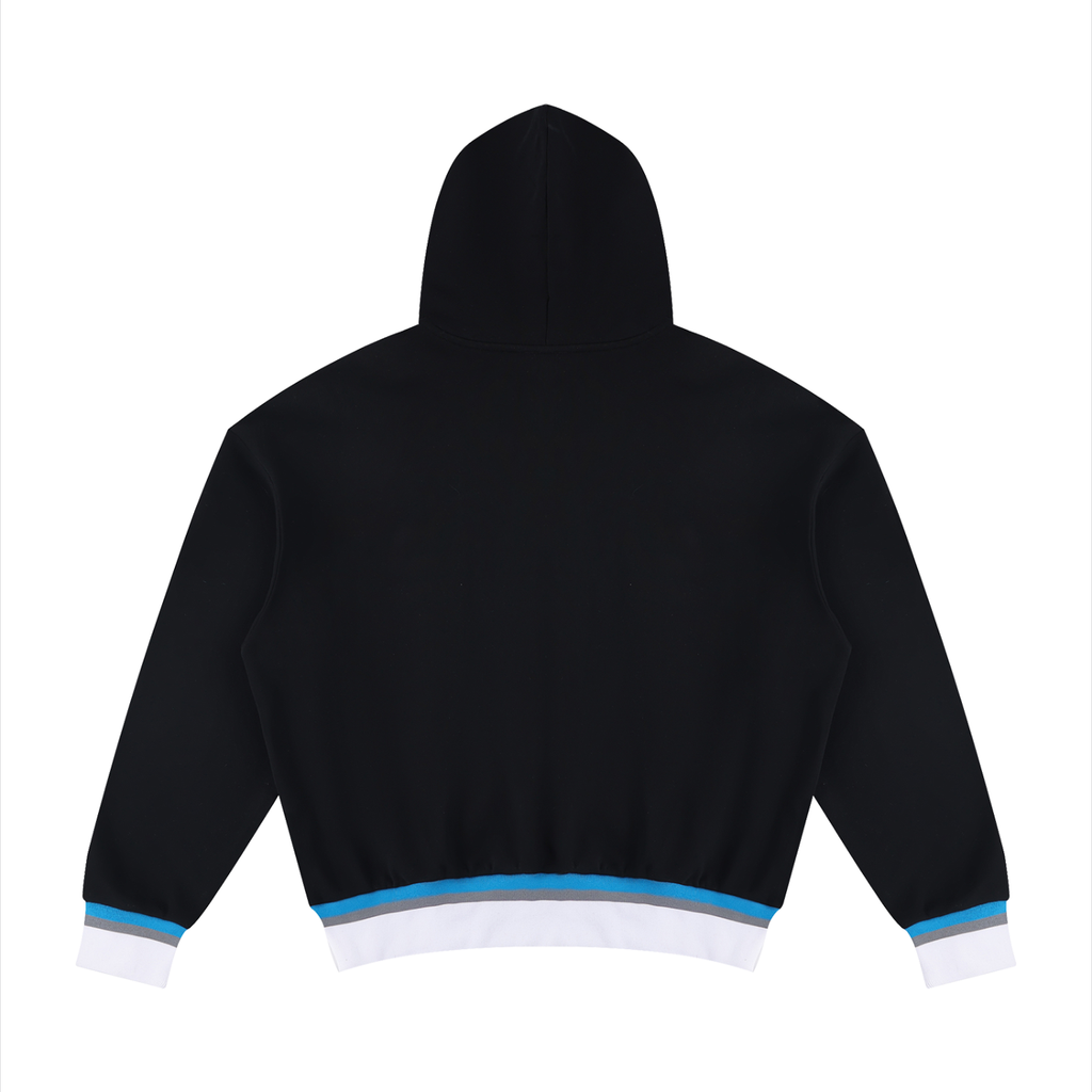Unisex Oversized Color Block Boxy Hoodie
