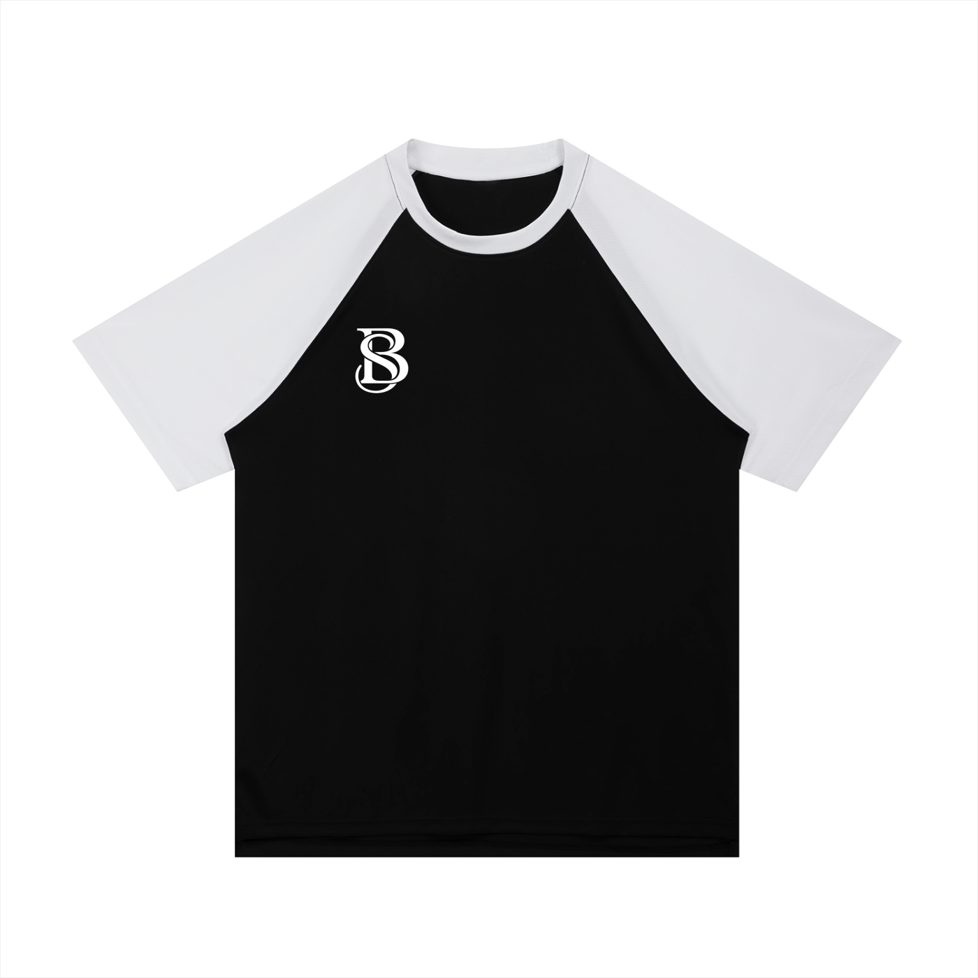 Barrim Street BS Core Tee,Minimal Streetwear Premium Urb,Premium Urban Fashion Raglan S,Modern Street Style Independen,lack and White Tee Unisex Stre