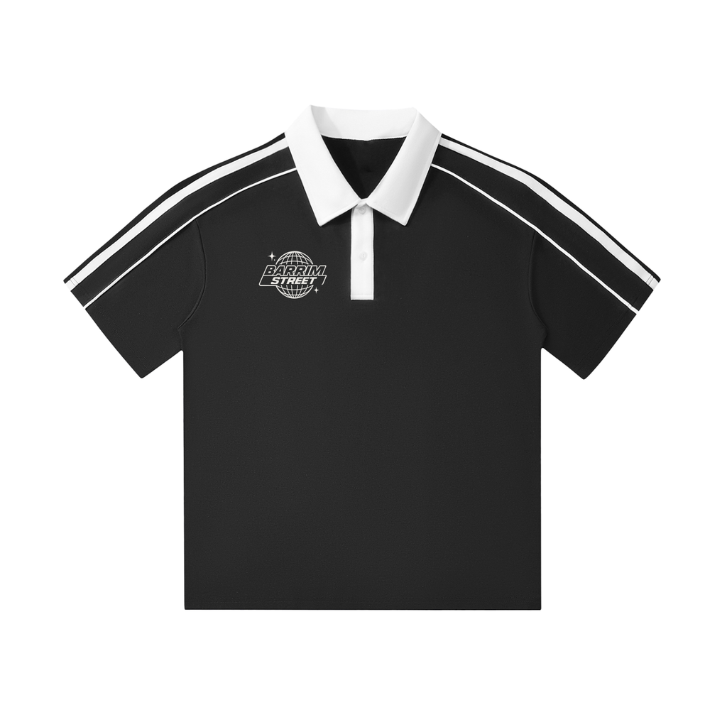 Barrim Street streetwear polo ,men streetwear sports polo,sports polo luxury streetwear,luxury streetwear minimalist l,urban fashion hip hop clothing