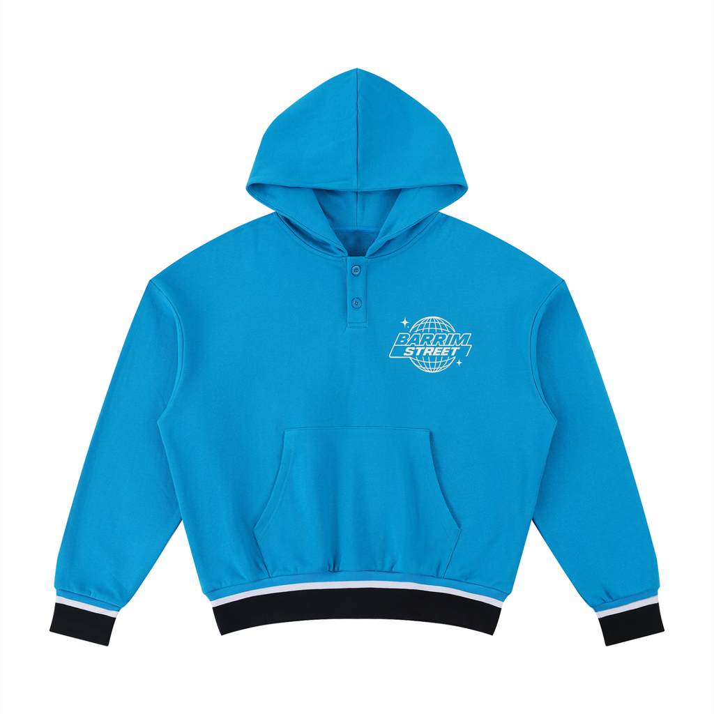 Unisex Oversized Color Block Boxy Hoodie